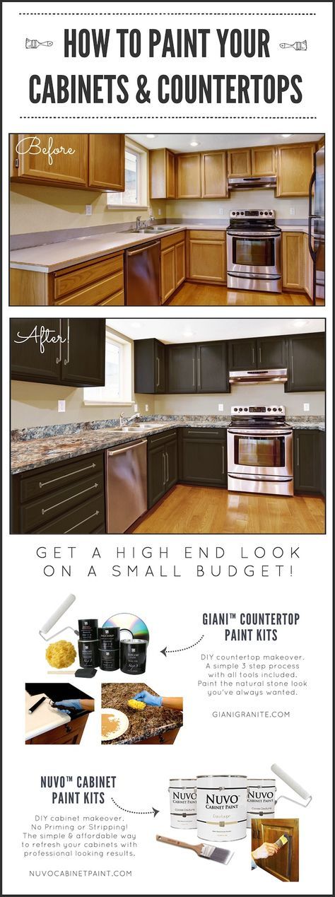 Diy Kitchen Makeover On A Budget Before And After Giani Granite Countertop Paint Kits Diy Kitchen Makeover On A Budget Before And After Giani Granite Countertop Paint Kits