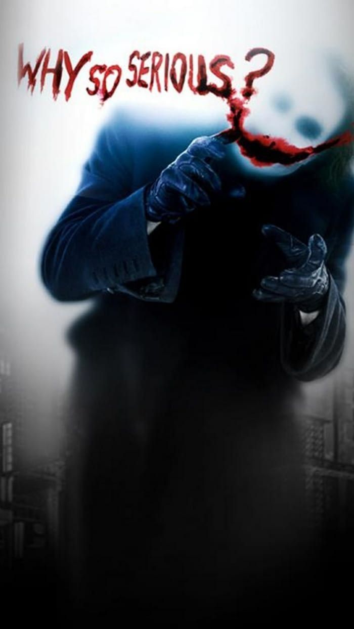 Why So Serious Black Hd Wallpaper Dark Knight Wallpaper Joker Wallpapers