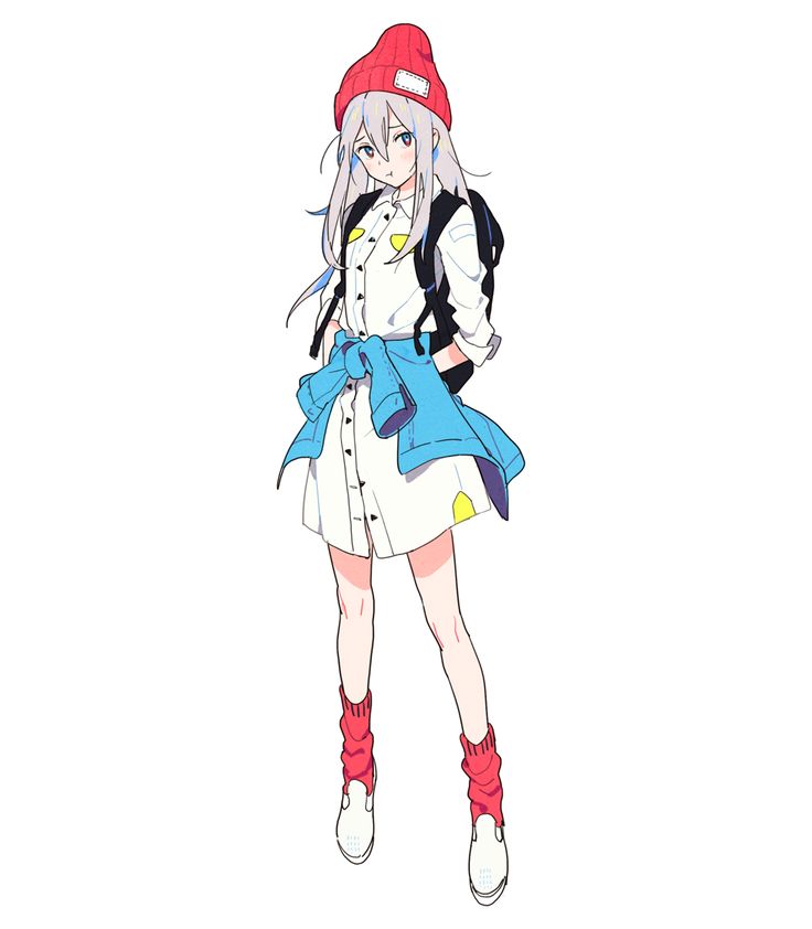 Anime jacket around waist