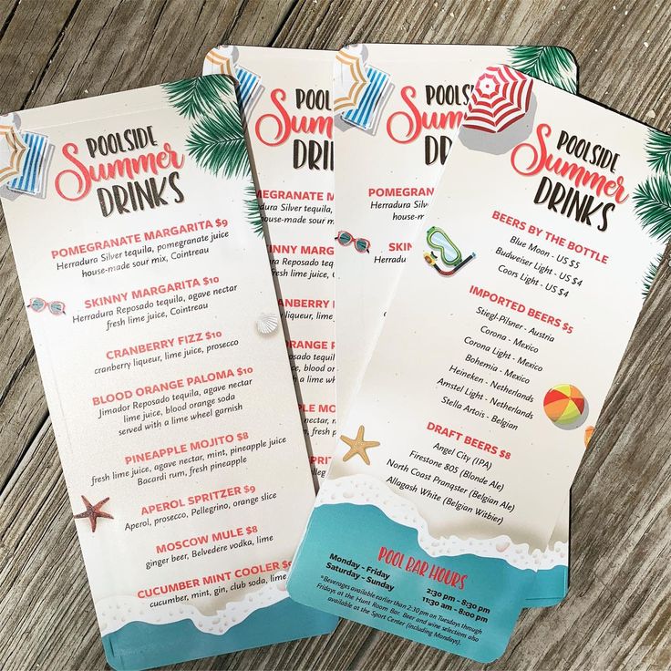 Perfect Poolside Drinks Menu Design Menu Cover Pool Menu perfect-poolside-drinks-menu-design-menu-cover-pool-menu