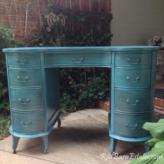 Antique Desk Solid Wood Custom Shabby Chic Furniture Hand Solid Wood Custom Shabby Chic Furniture