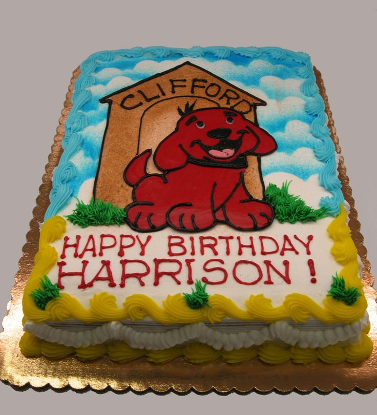 Clifford The Big Red Dog Cake Decorations Clifford The Big Red Dog Cake Decorations