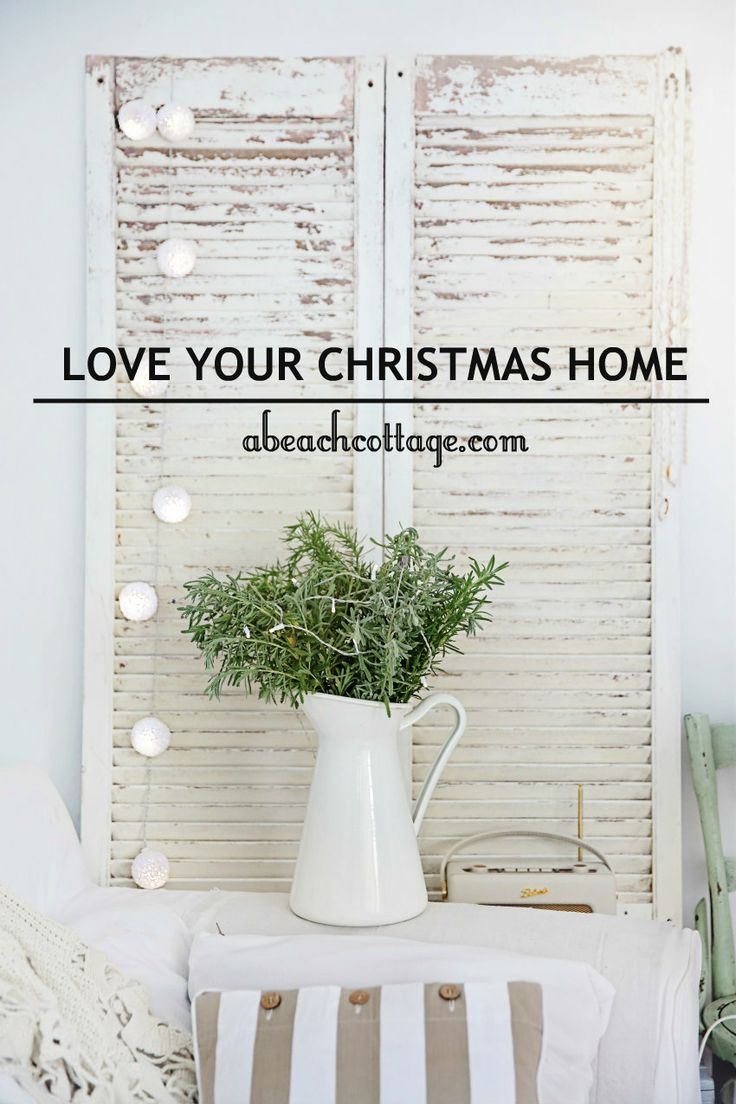 Love Your Christmas Home Day 3 Beach cottages, Cottage