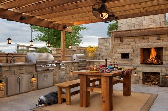Guy Fieri Gives Fans A Tour Of His California Outdoor Kitchen Food Network Magazine Outdoor Kitchen Backyard Kitchen California Outdoor