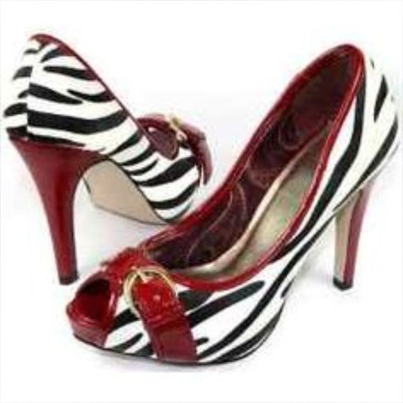 zebra print heels