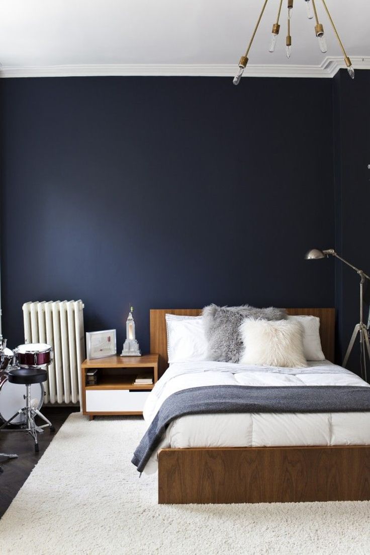 Blue bedroom bedroom wall modern bedroom master bedroom bedroom decor living