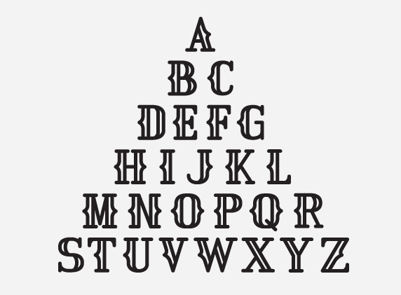 graphic design letters