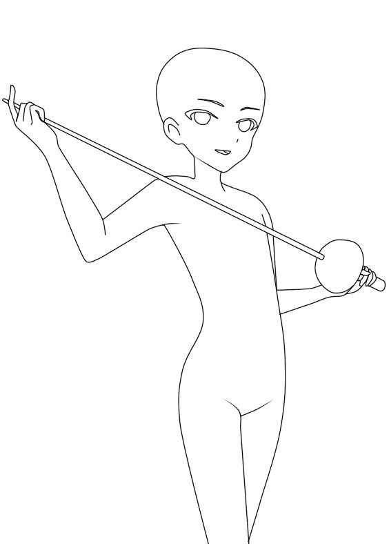anime, manga girl, reference, drawing base | Drawing base, Anime