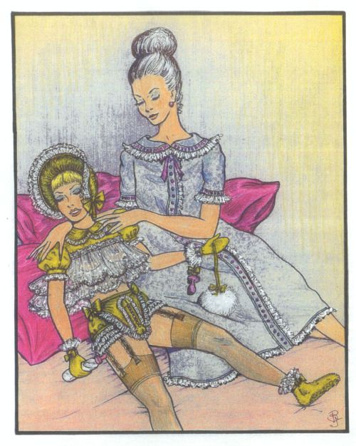 Maedchen Miniarsch Cartoon Onanieren