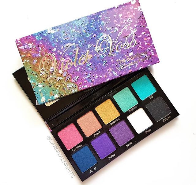 Violet Voss Rainbow Palette With Images Hooded Eye Makeup