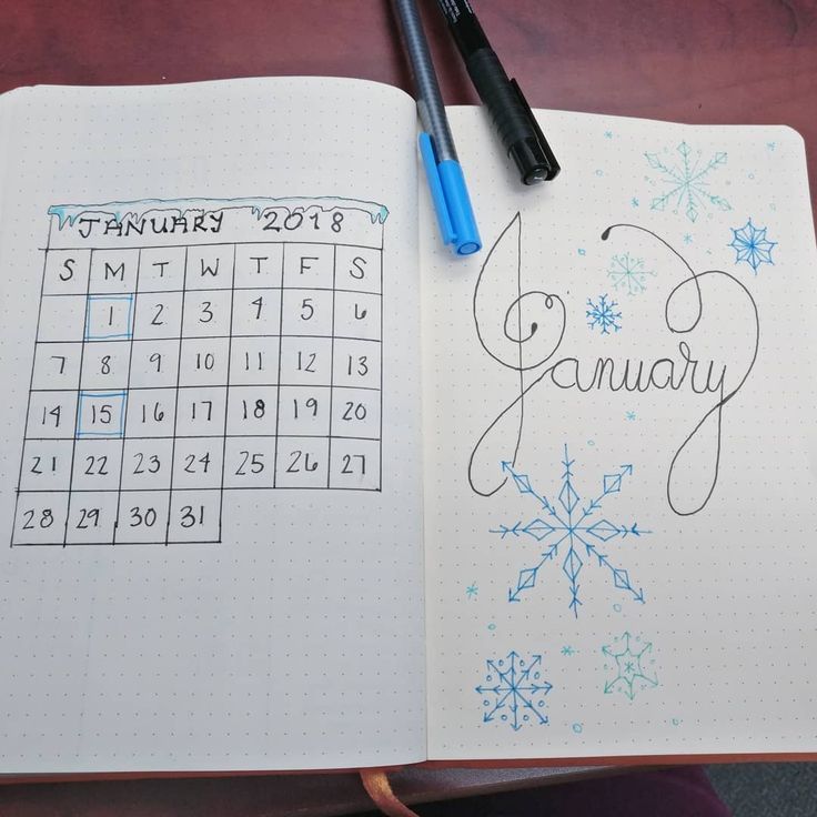 bullet journal monthly cover