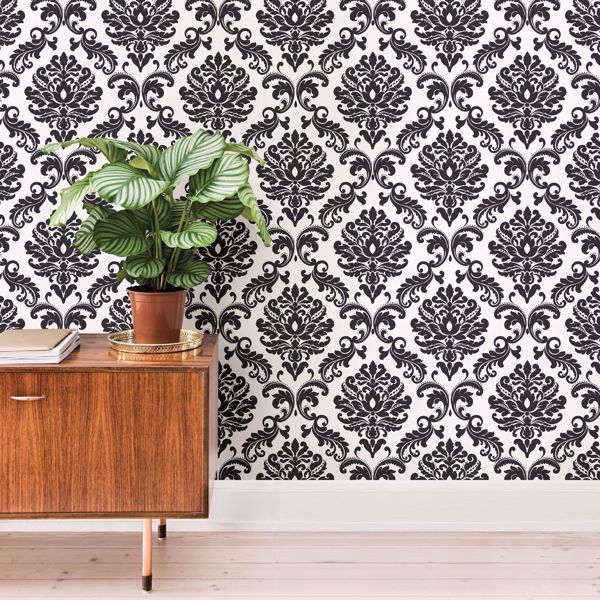 Wallpops Nuwallpaper Nomad Damask Peel And Stick Wallpapernull Damask Wallpaper Nuwallpaper Peel And Stick Wallpaper