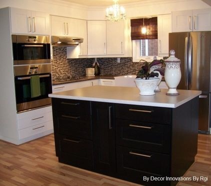 White Kitchen Dark Island 17 best white cabinets & dark island kitchen images on pinterest White Kitchen Dark Island 17 best white cabinets & dark island kitchen images on pinterest
