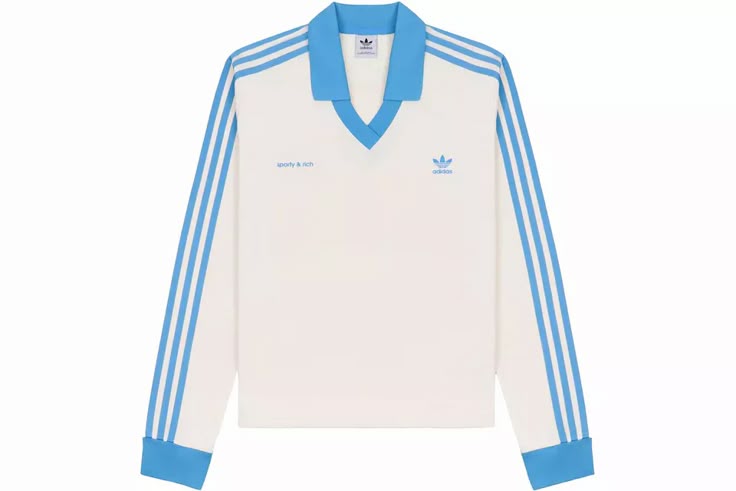 Maillot de foot adidas Originals x Sporty & Rich manches longues crème