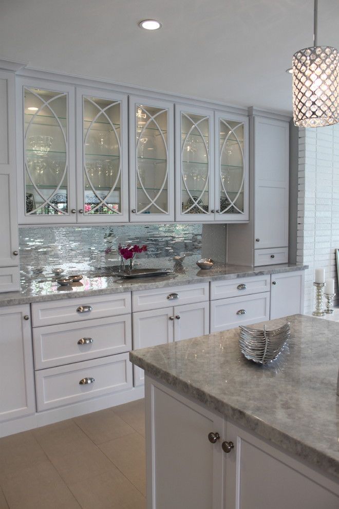 Glam On A Budget Here S How To Decorate Your Home Luxuriously The Kitchen Remodel Small Cabinets Decor Cabinet Design Kitchen Cabinets Decor, Diy Mirrored Kitchen Cabinet Doors