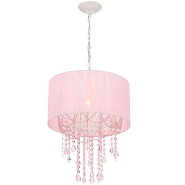 Tadpoles 1 Light Pink Chandelier Shade Cchash004 The Home Depot Room Decor Girls Tadpoles 1 Light Pink Chandelier Shade, Home Depot Canada Chandelier Shades