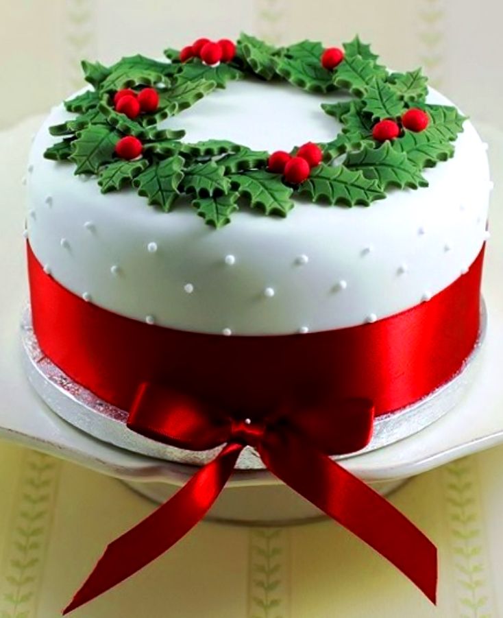 Marzipan Xmas Cake Marzipan Xmas Cake