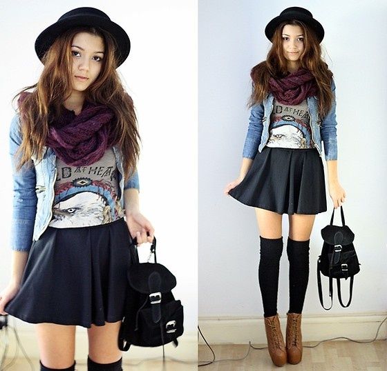 Thigh high socks outfits tumblr Thigh high socks outfits tumblr