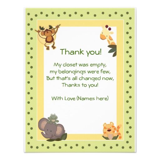 10 best Thank you notes for gifts from baby shower images on