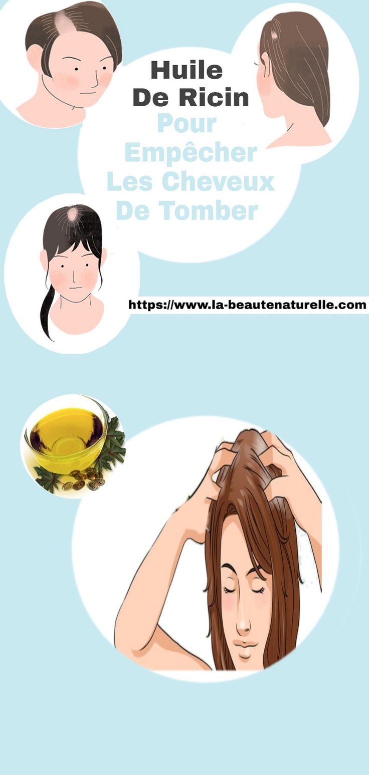 Huile de ricin pour empêcher les cheveux de tomber