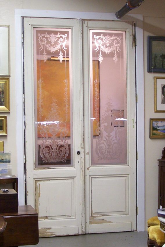 Victorian Etched Glass Door Panel Glass Doors From Paris Pair victorian etched glass door panel | ... glass doors from paris pair of french doors from paris this pair of | Room Inspiration | Pinterest | Doors, French ... - Victorian Etched Glass Door Panel Glass Doors From Paris Pair