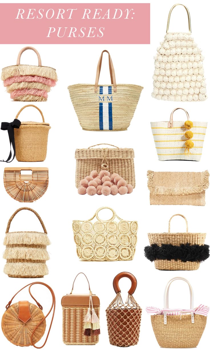 Resort Ready: Purses + the best purses to buy for a spring or summer vacation Resort Ready: Purses + the best purses to buy for a spring or summer vacation