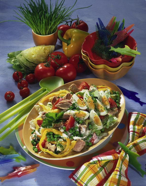 Ab Wann Salat Nicht Mehr Essen Frischer Salat mit Thunfisch Rezept | LECKER | Rezept | Thunfisch salat