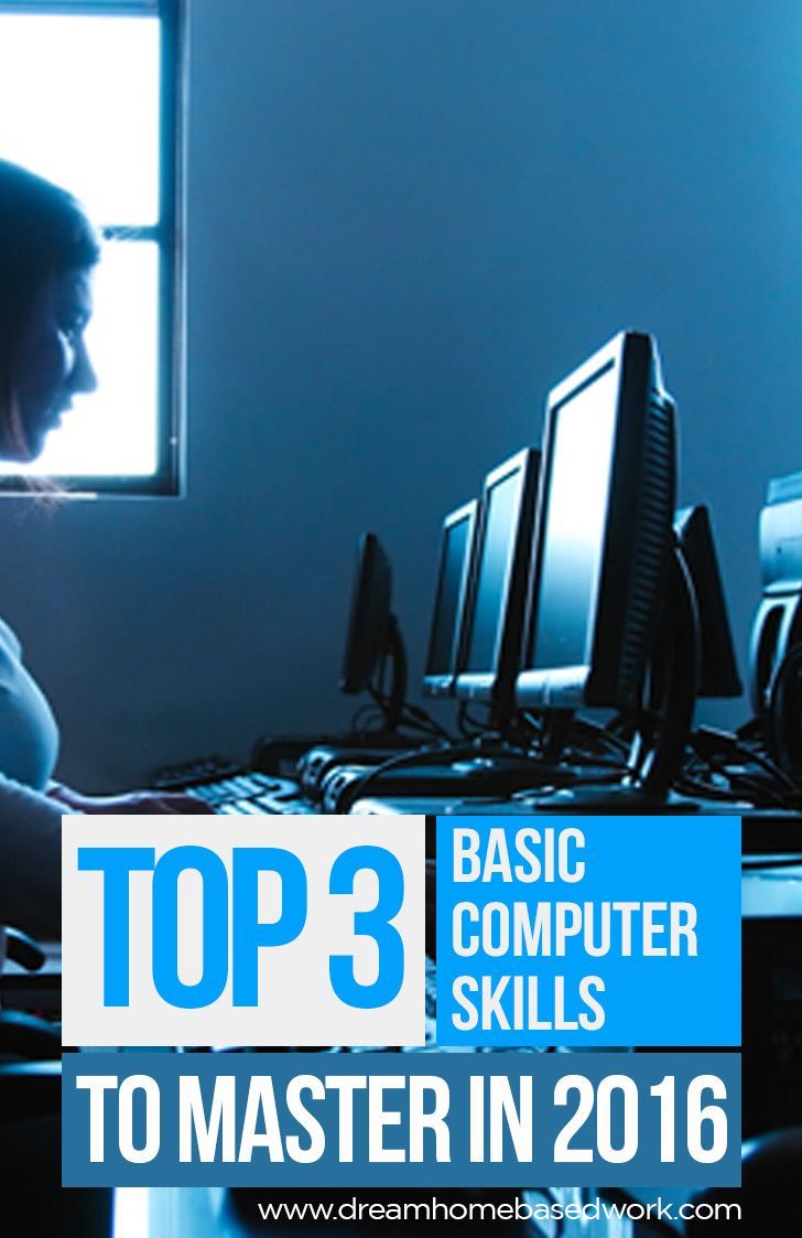 Discover the top 3 basic computer skills to master for any individual that makes use of a PC whether at work or for personal purposes.