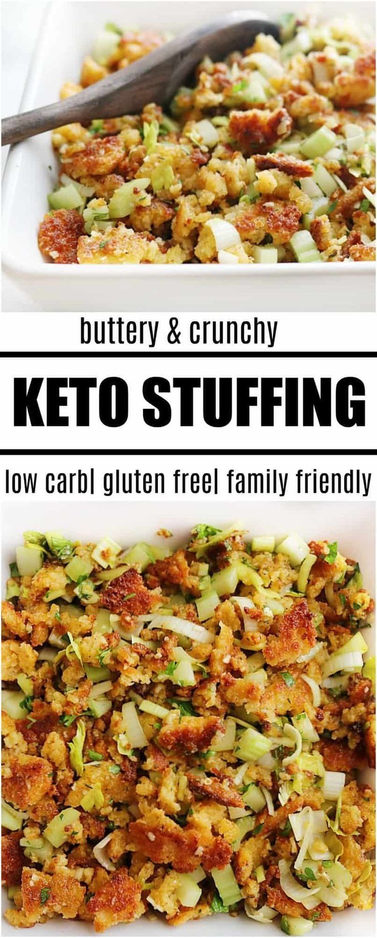 Keto Stuffing Recipe Crunchy, Low Carb & Gluten Free! | Recipe | Keto ...