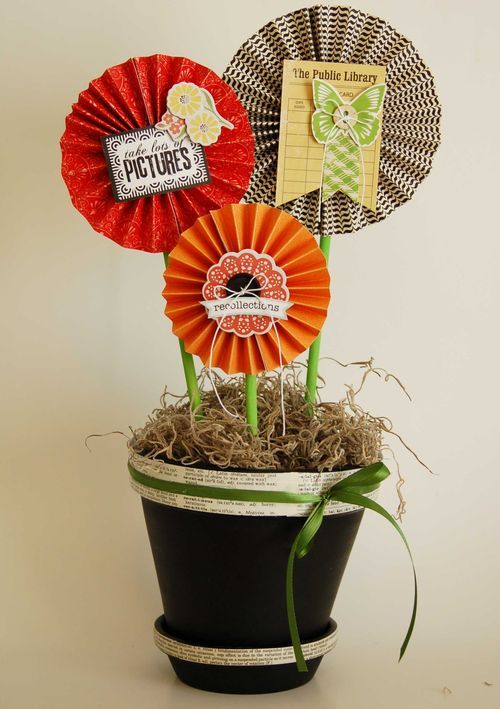 124 Best Home Decor Projects Images On Pinterest Echo Park Paper Tailored Flower Pot Echo Park Paper Two Peas In A Bucket