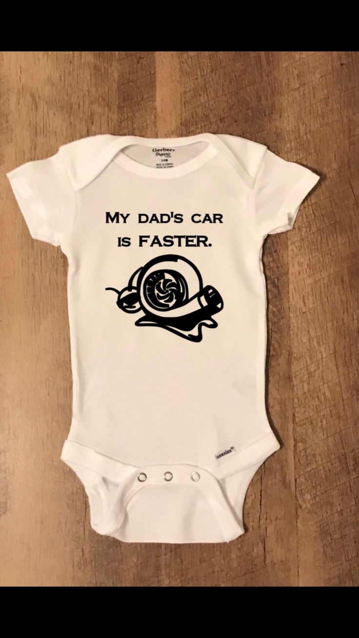 Excited to share this item from my #etsy shop: My dads car is faster onesie/Baby...