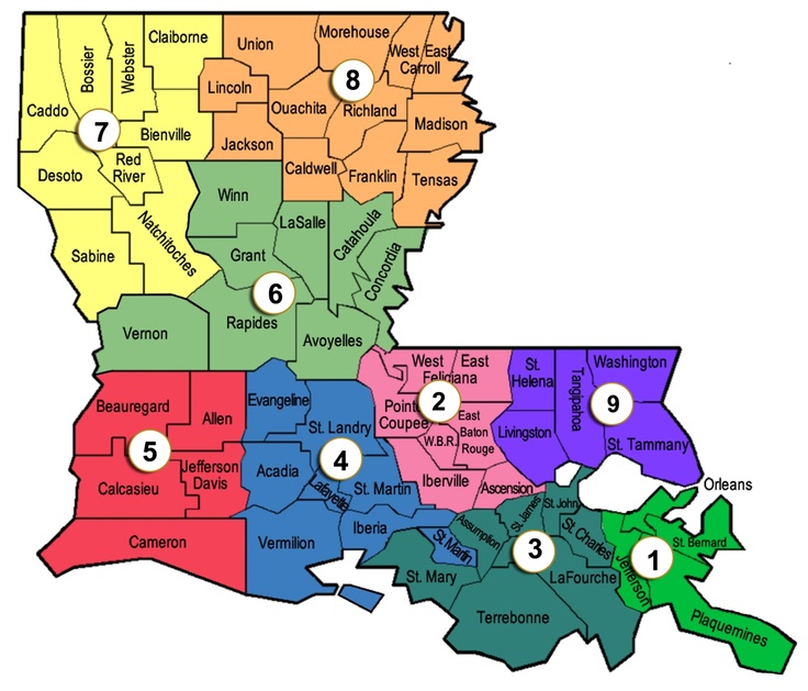 all 64 Parishes | Louisiana, New orleans