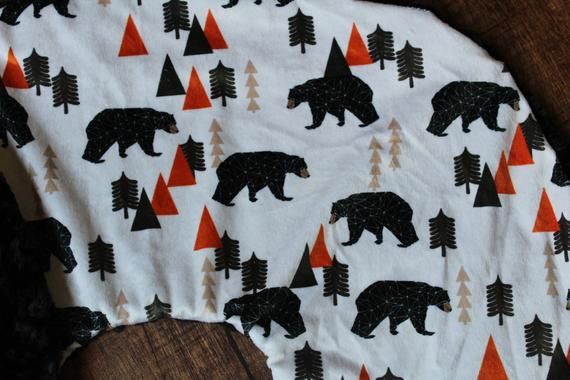 Bear and Trees Boppy Pillow Cover Bear and Trees Boppy Pillow Cover
