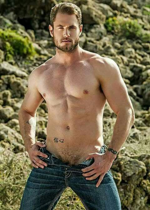 half nude men Half nude men
