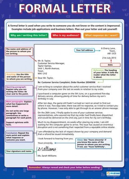 letter english formal