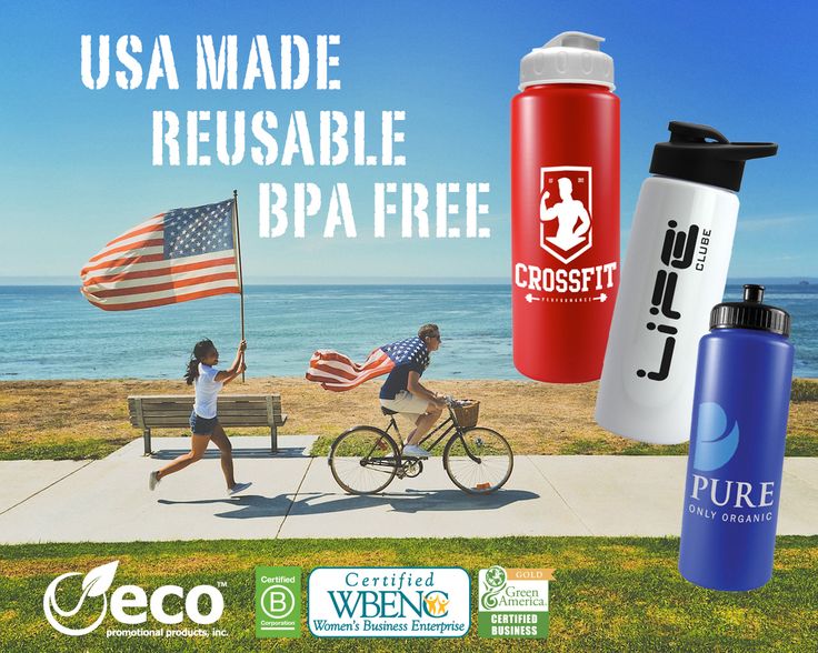 USA made, reusable, BPA free ecofriendly promotional water bottles and USA made, reusable, BPA free ecofriendly promotional water bottles and