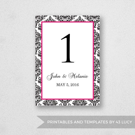 table numbers template elita aisushi co
