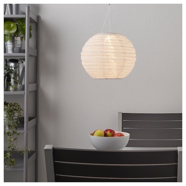Solvinden Solarlaterne Led Fur Draussen Netz Weiss Aussenlampe Led Sonnenkraft
