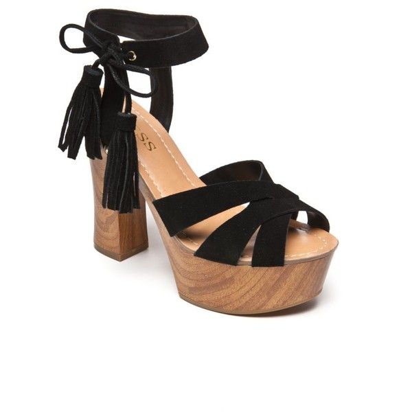 black platform sandals wide width