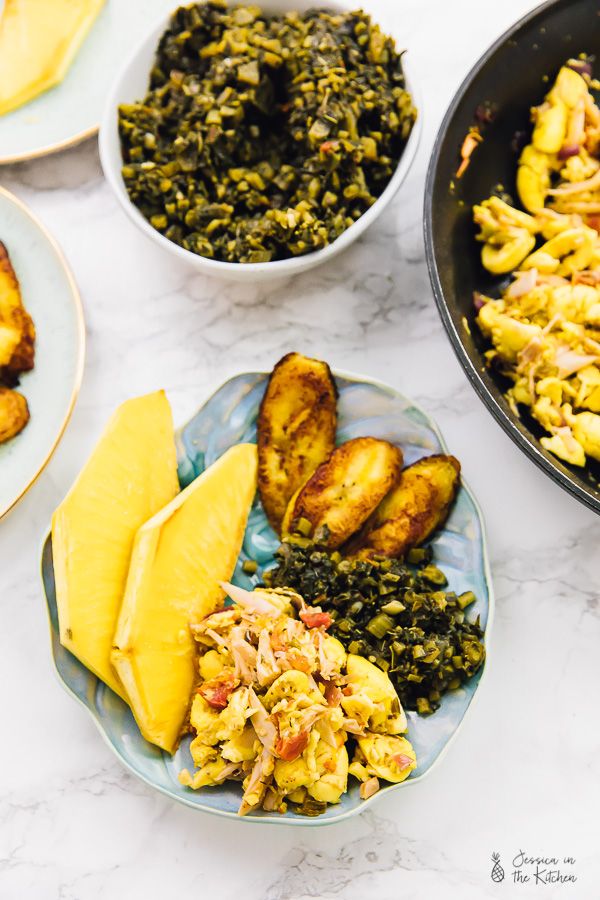 Vegan Ackee And Saltfish Jamaican Breakfast Feast Vegan Ackee And Saltfish Jamaican Breakfast Feast