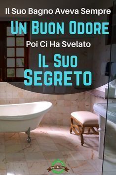 Il suo bagno aveva sempre un buon odore, poi ci ha svelato il suo ... Cattivo odore bagno