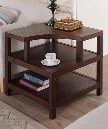 Love This Walnut Modern End Table On Zulily Would Be Great Love This Walnut Modern End Table On Zulily Would Be Great For A Corner With Sofa Chairs Either Side Home Decor In 2018 Pinterest