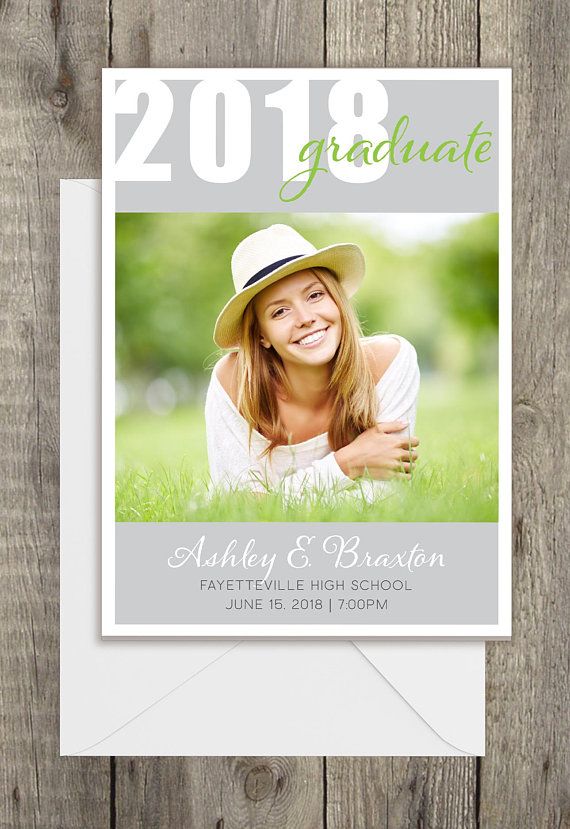 personalized graduation announcement invitation
