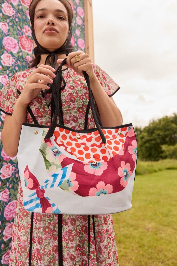 Cath Kidston Woven 100 Cotton Tote Uno