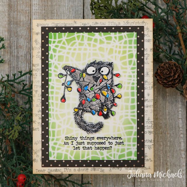 Tim Holtz Stamptember® 2020 Exclusive Collaboration Cat christmas