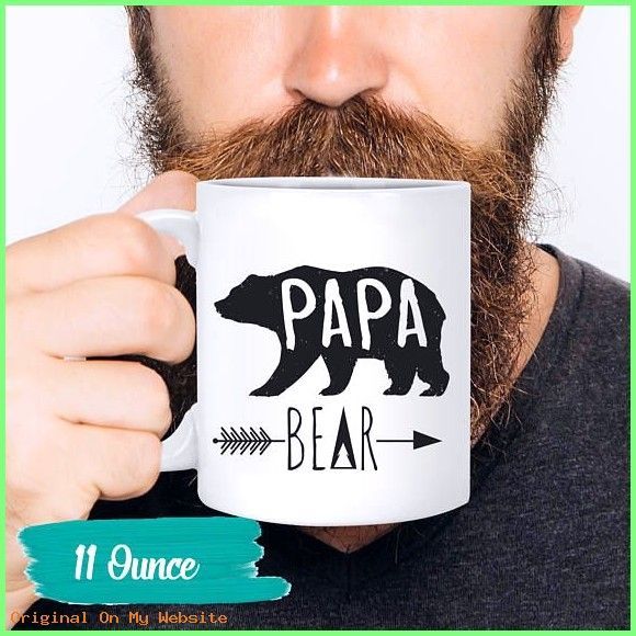 Vatertagsgeschenk Basteln Kinder 2019 | Papa Tasse Papa Bär Papa Bär Becher Va...