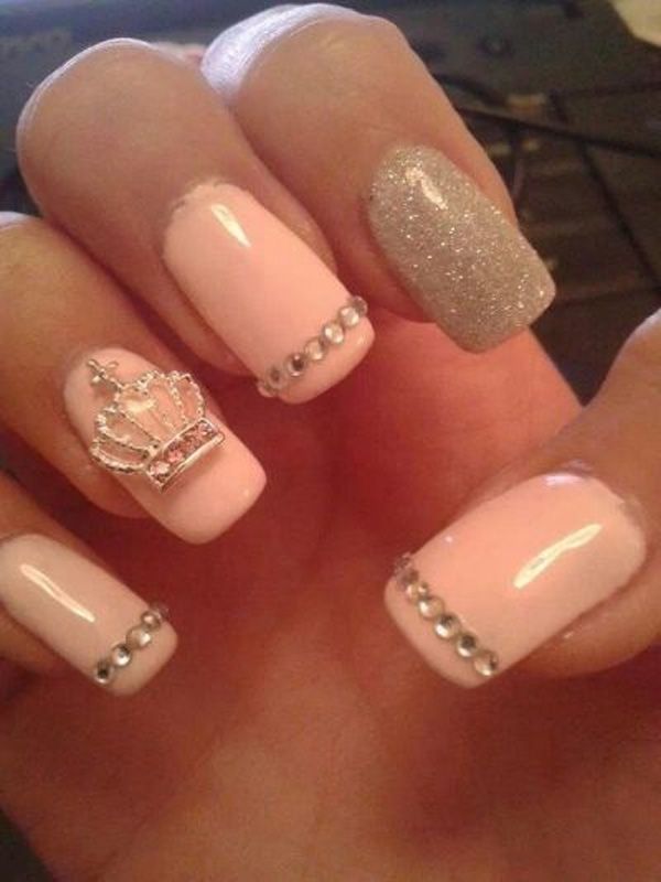 Top 25+ Best Crown Nail Art Ideas On Pinterest Crown Nails Cute nails 101 - Top 25+ Best Crown Nail Art Ideas On Pinterest Crown Nails