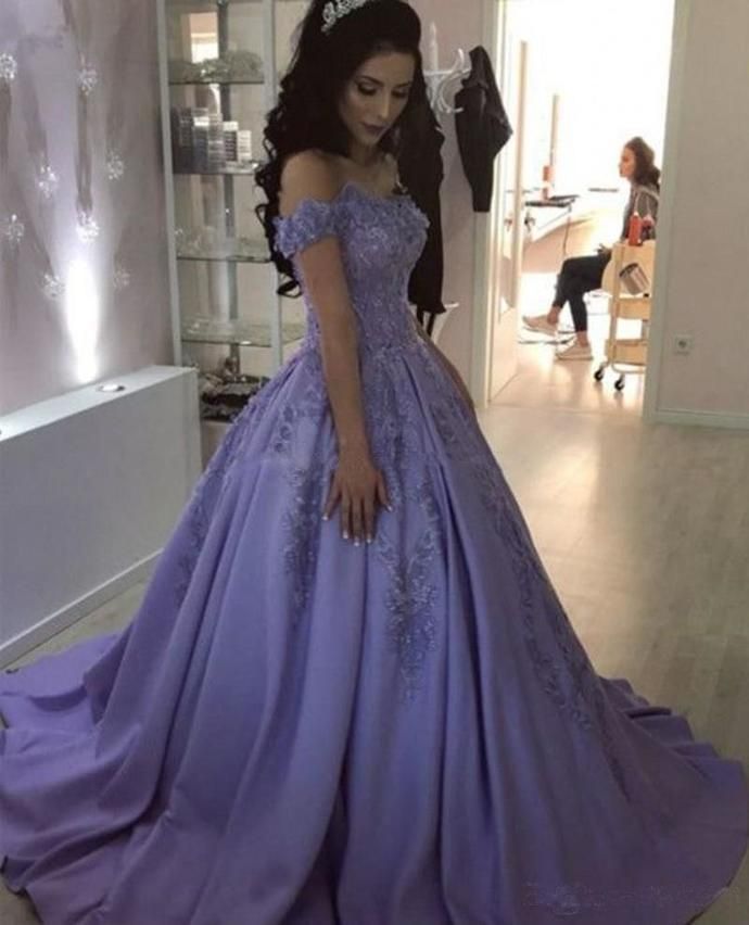 Off the Shoulder Appliques Ball Gown Prom Dress, Elegant Formal Dress, Women Evening Gown Off the Shoulder Appliques Ball Gown Prom Dress, Elegant Formal Dress, Women Evening Gown