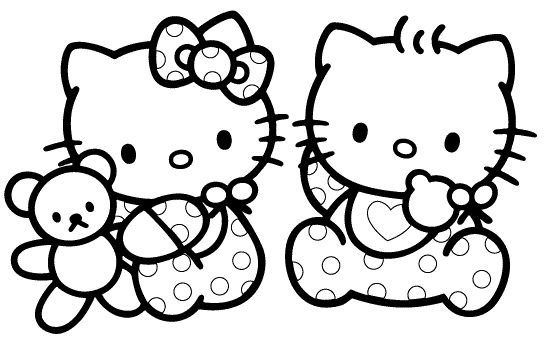 Hello Kitty Color Page