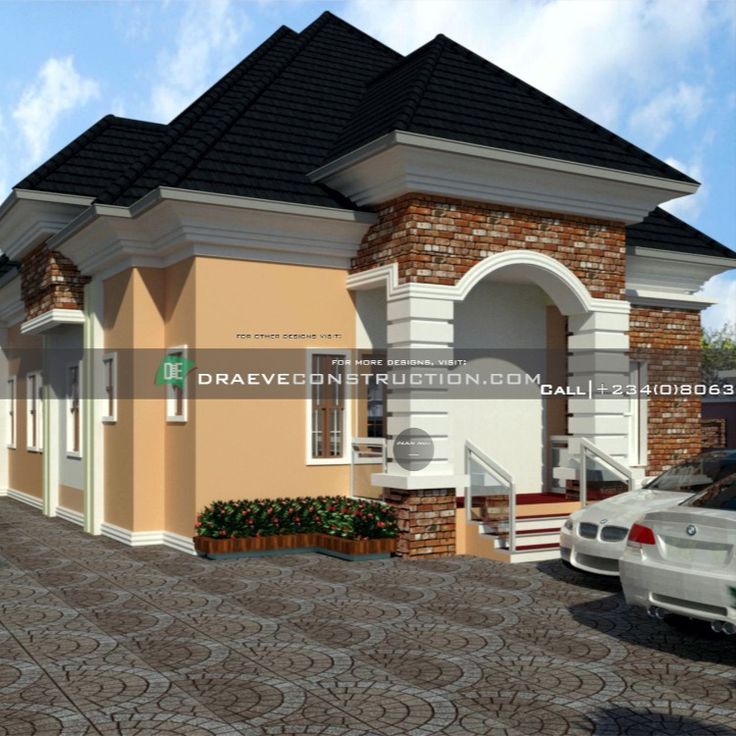 Pin di Bungalows HousePlan Designs in Nigeria